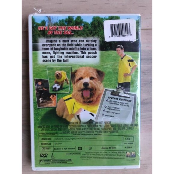 Kids movie Soccer Dog DVD NEW - Picture 2 of 2